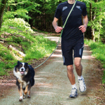 Поводок для пробежки Trixie Jogging Leash, серый/оранжевый
