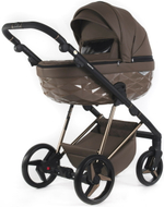 Детская коляска Adamex Quantum Superstar Deluxe 3 в 1 Q-STAR151-K (КОР.КОЖА+КОР.ДНО+КОР.РАМА)