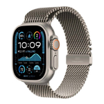 Apple Watch Ultra 2 (2024), 49 мм корпус из титана цвета «Natural», ремешок Titanium Milanese Loop размера S цвета «Natural»