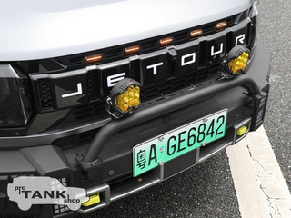 JETOUR T2 Габариты в штатную решетку радиатора