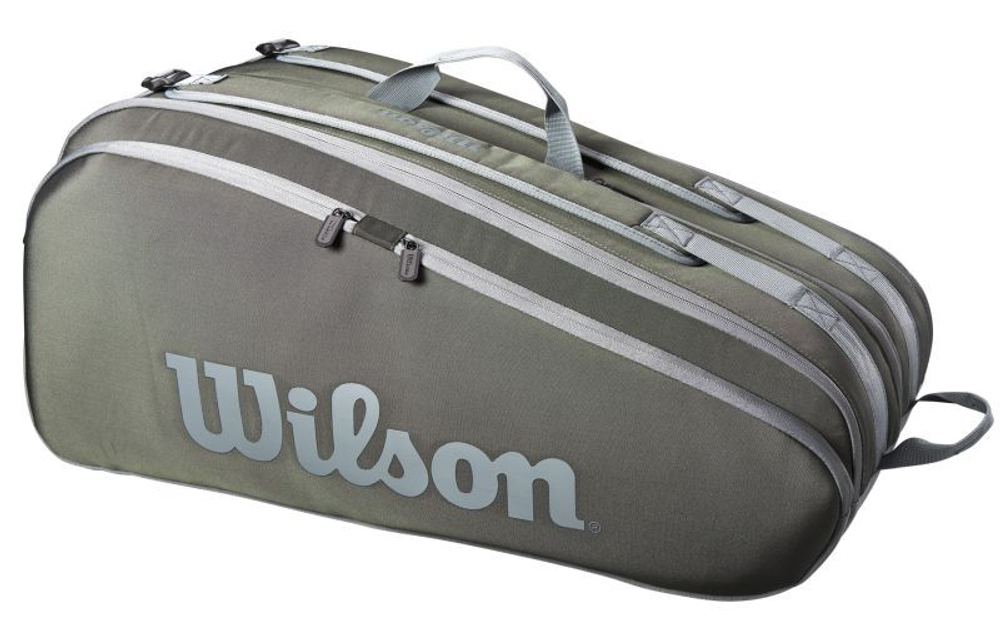 Теннисная сумка Wilson Tour 12 PK Racket Bag - Green