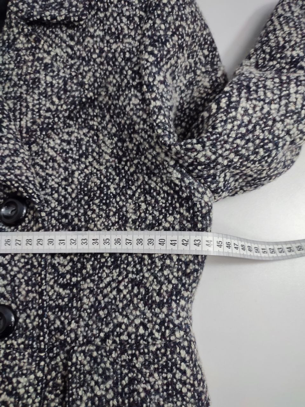 Полупальто красивое с шерстью 44 размер