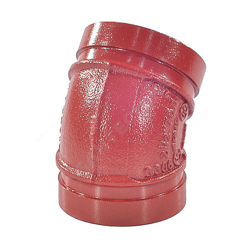 Отвод (колено) под муфту 45гр грувлок XGQT011 Ду200 (Дн219) LEDE