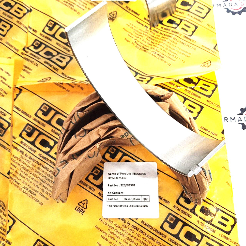 Комплект коренных вкладышей коленвала | 320/09473, 320/09335, 320/09253 | JCB