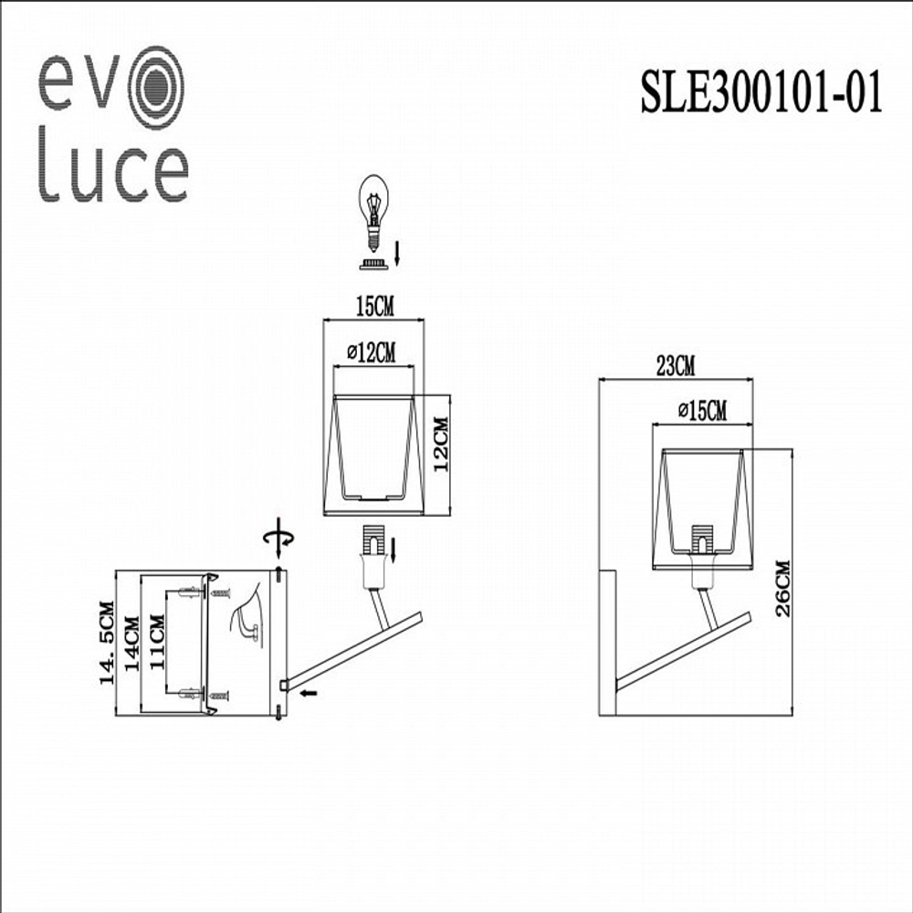 Бра EVOLUCE SLE300101-01