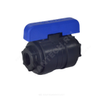 Кран шаровой компрессионный ПЭ Ду 26 1"x3/4" ВР/ВР Ру16 VALFEX 1210011100034