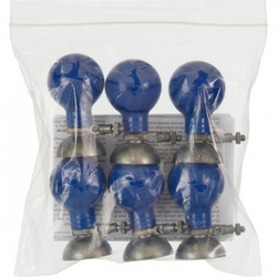 Электрод для ЭКГ многоразовый грудной для взрослых д=30мм (груша) с винтом и зажимом (6шт/уп) FIABF9009SSC/RU30-SSC