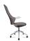 Кресло офисное Норден / Хан / Han / серая кожа /  алюминиевая база