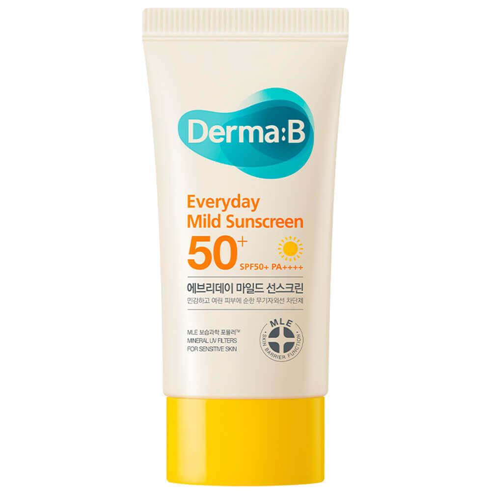 Derma:B Everyday Mild Sunscreen SPF50+ PA++++ мягкий солнцезащитный крем на каждый день