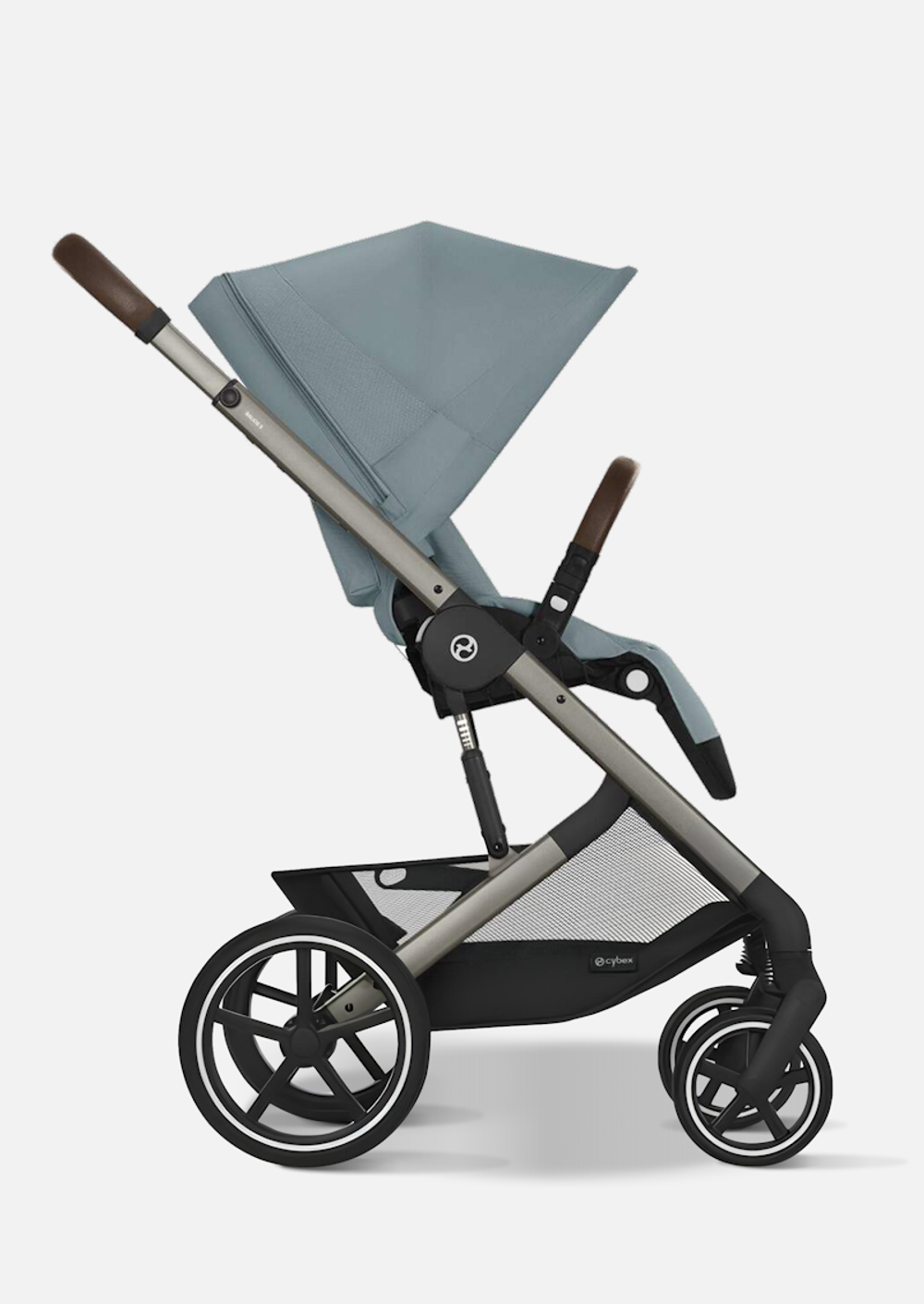 Cybex Детская коляска Balios S Lux BLK 2 в 1 цвет Stormy Blue