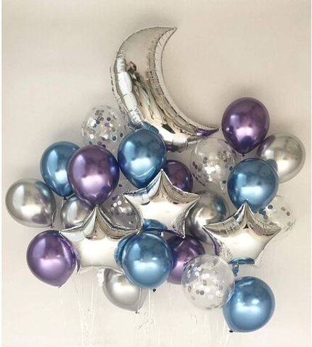 Композиция из шаров "Лунная ночь"