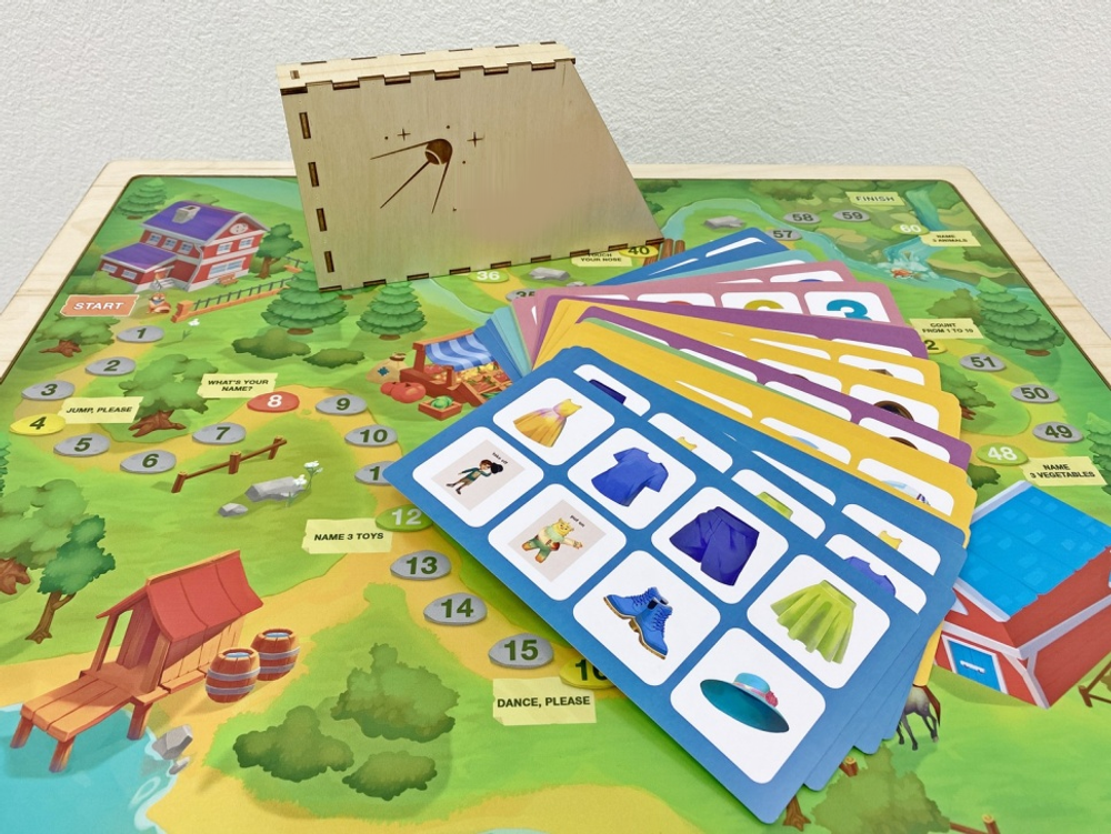 Профессиональный комплект для кружков английского языка Мобильный куб English Buddy