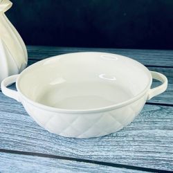 Lenardi 118-080 Круглое блюдо для запекания 23см BIANCO в под.уп.(х16)Фарфор