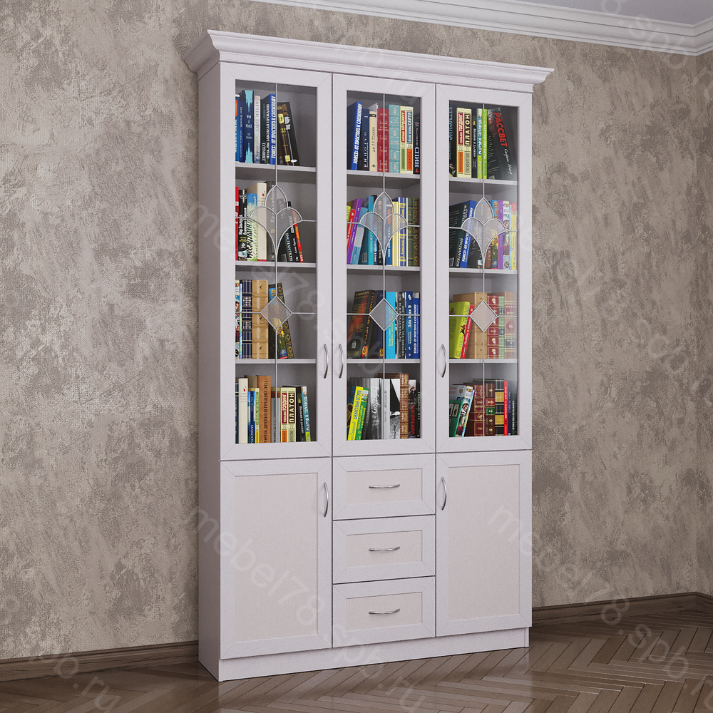 Шкаф книжный 3/6