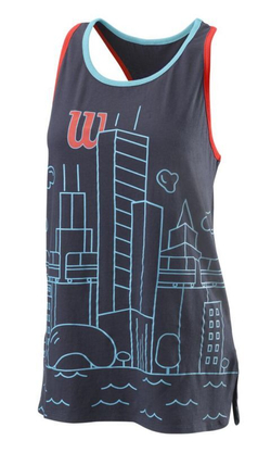 Женский топ теннисный Wilson Chi Cnt Tank W - Размер M