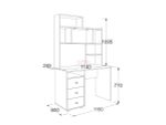 Омега-18 стол письменный с надстройкой