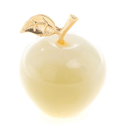 Сувенир "Яблоко" из зеленого оникса 4х4,5 см (1,5)