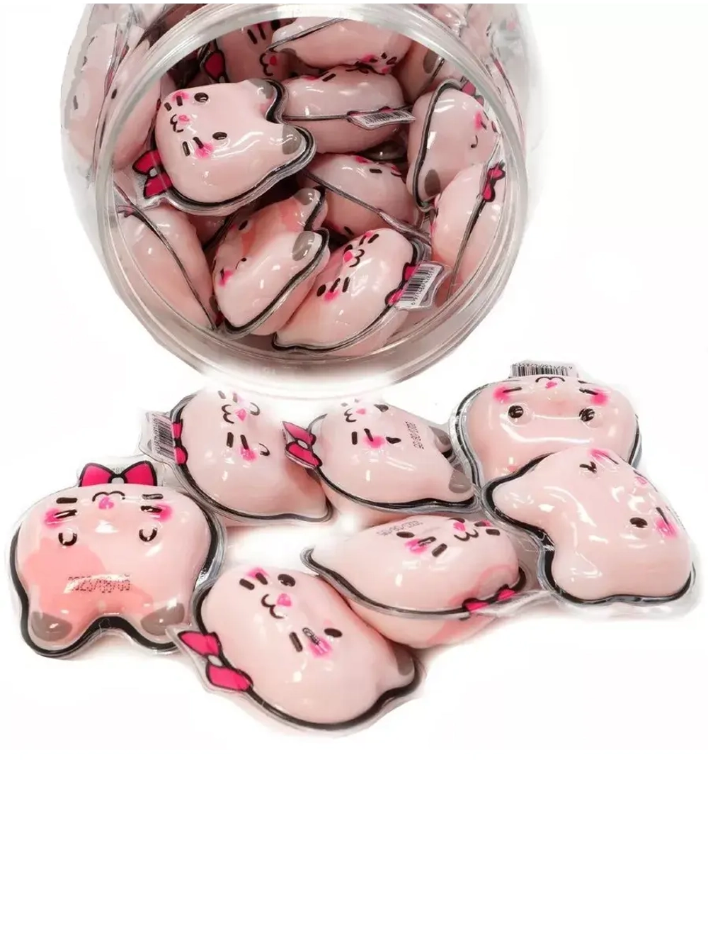 Жевательный мармелад с жидкой начинкой Котики 18г * 50шт