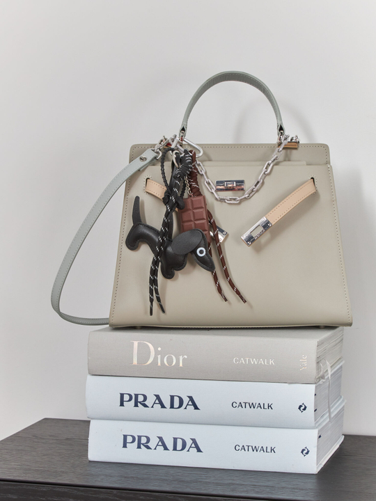 TOOMATCH MEDIUM BAG PLATINUM|LATTE|P.BLUE