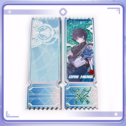 Акриловый билет с блёстками "Хонкай Стар Рейл / Honkai: Star Rail"