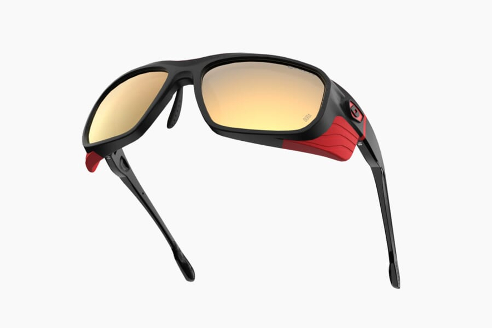 Спортивные очки Demetz Piment 2.0 / Matt Black / Matt Red Brown With Gold Mirror Cat.3
