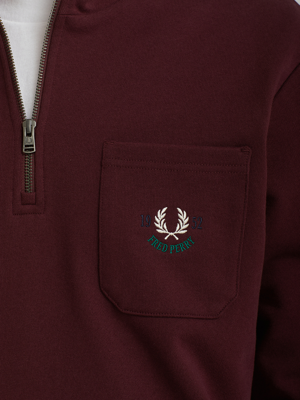 Мужская Толстовка Embroidered Champion Half Zip