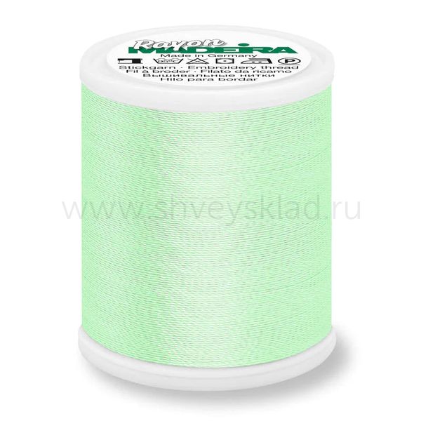Нитки вышивальные вискоза Madeira Rayon №40, 200 м, цв. 1100, 9840, 5 катушек