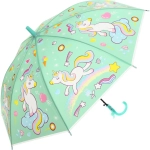 Зонт детский полуавтомат «Ultramarine - Единорожек на луне», 8 спиц, d-85см, длина в слож. виде 68см ●