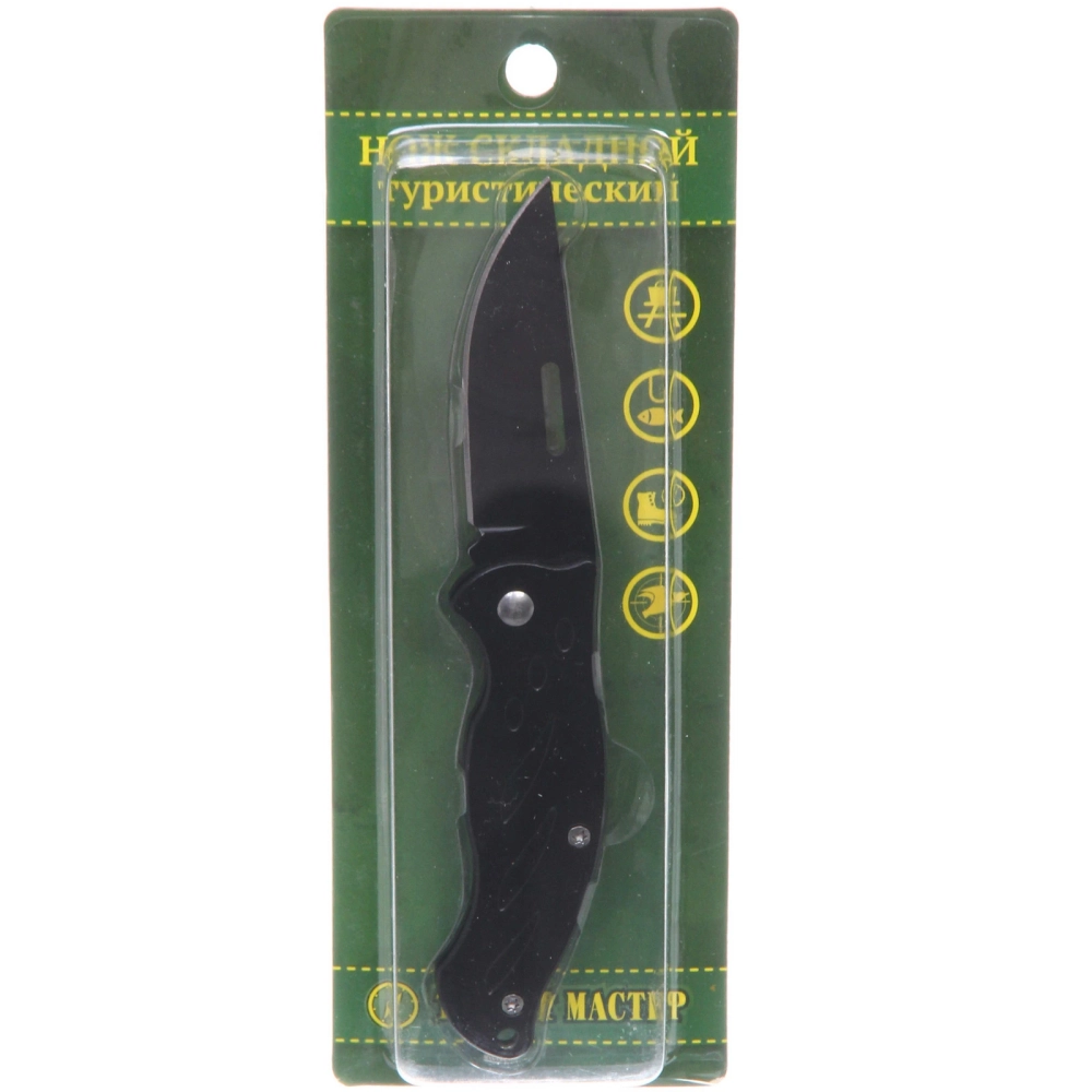 Нож универсальный ТУРИСТМАСТЕР, складной 15 см, блистер 873