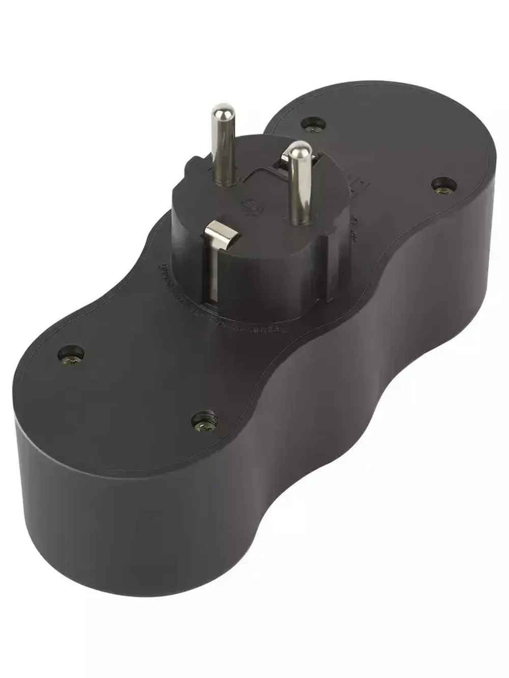 Разветвитель электрический ЭРА SPx-3e-B на 3 розетки с заземлением 16А черный