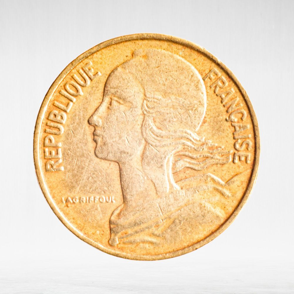France, 10 Centimes 1964, VF