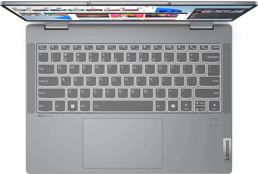 Ноутбук  Lenovo IdeaPad 5 2-in-1 14IRU9 14 ", Core 5, 16 Гб RAM, 512 Гб SSD, Iris Xe Graphics, Серый