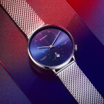 STARKING Junlang Collection Automatic Mechanical Movement Stainless Steel Watchband Watch Unisex White Dial