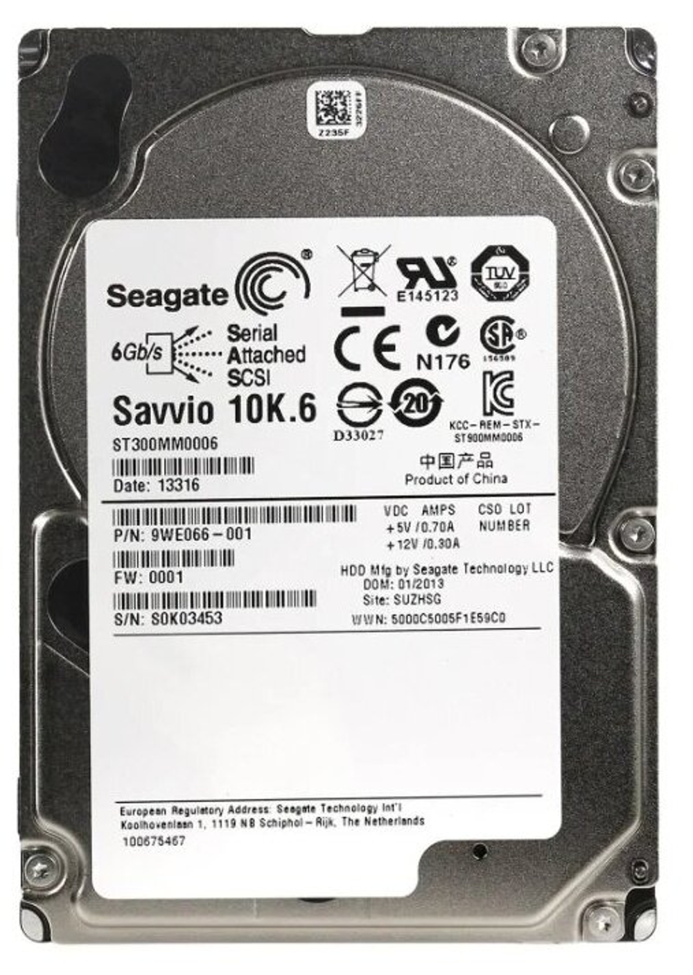 Серверный Жесткий диск Seagate 300 ГБ ST300MM0006