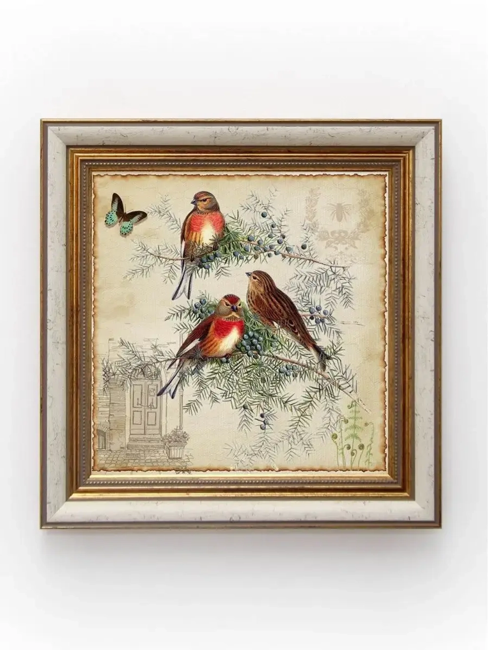 Картина на стену интерьерная на холсте 25х25см