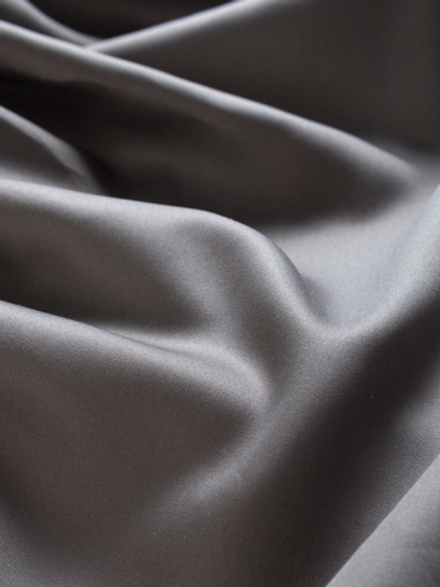 UTOPIA Простыня стандартная, сатин темно-серый