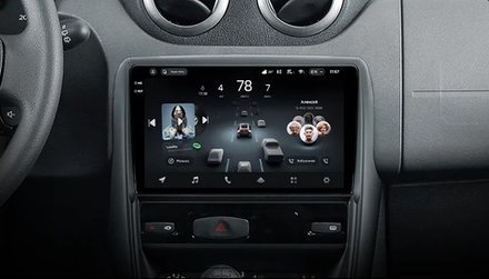 Магнитола для Renault Duster 2010-2015, Nissan Terrano 2014+ - Carmedia OL-9995 QLed+2K, Android 12, TS10, CarPlay, 4G SIM-слот