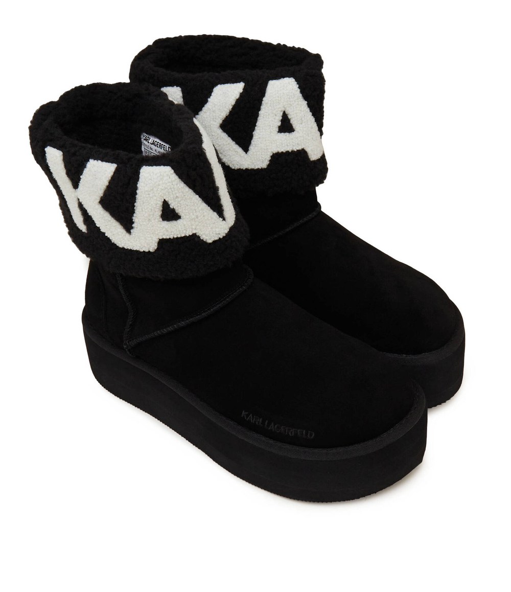 Кожаные угли thermo karl logo Karl Lagerfeld - черный(KL48552)