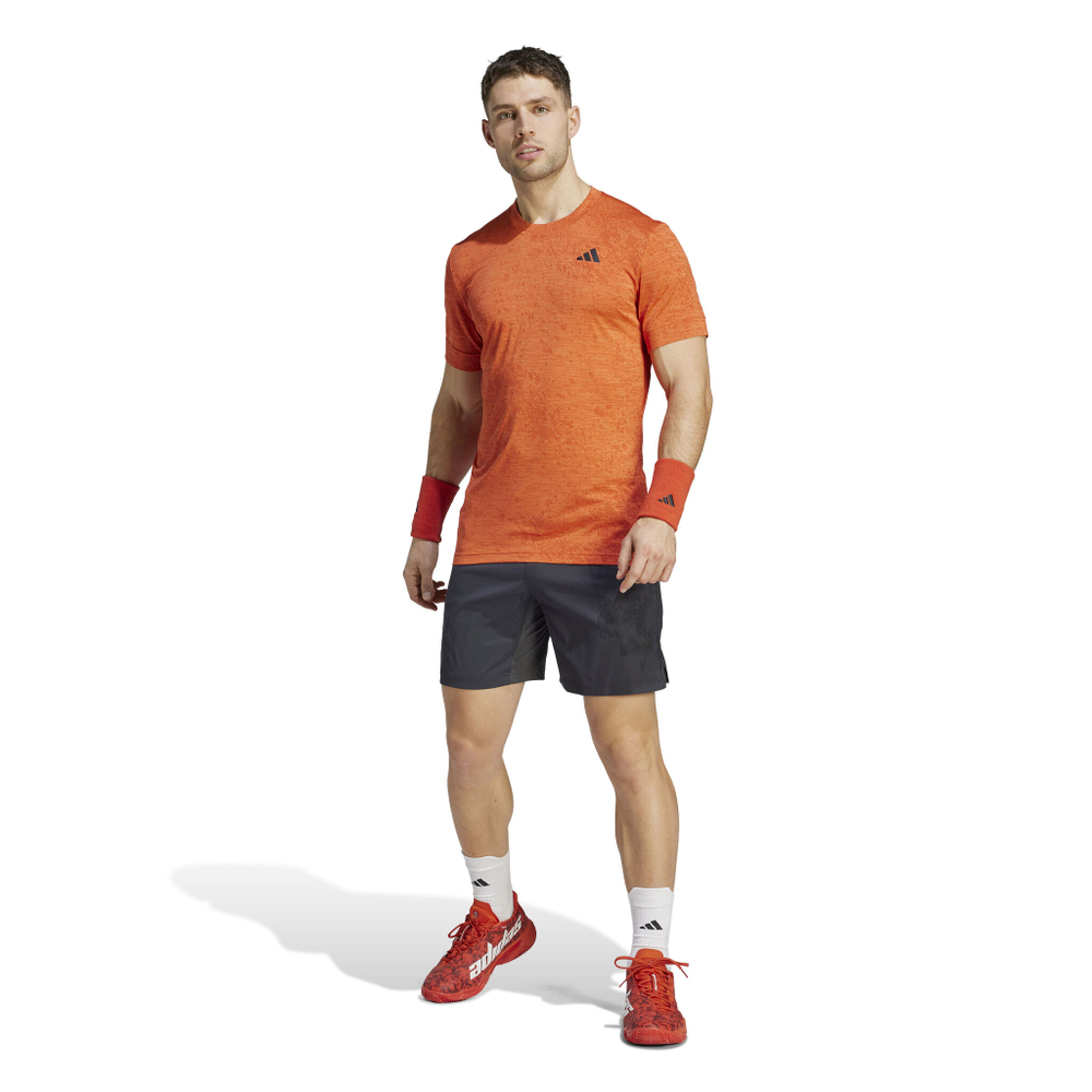 Мужское теннисное поло adidas FreeLift T-Shirt Men - Orange