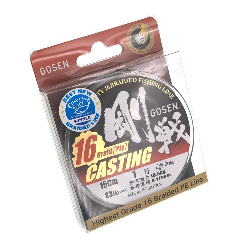 Шнур для рыбалки Gosen Casting 16 braid