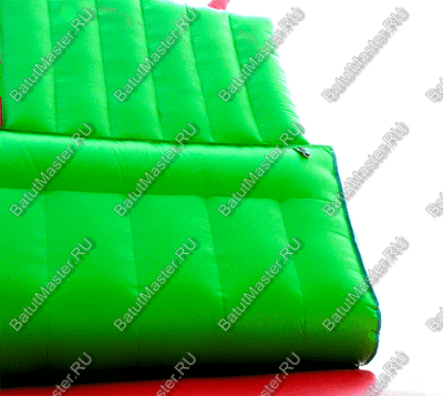 Батут-горка "Дракон 3" с шипами, два входа 11*6*8,5 м