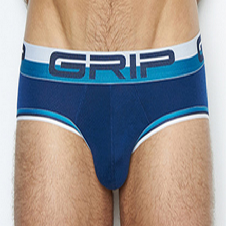 Мужские трусы брифы GRIP синие