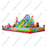 Коммерческий надувной батут "Парк чудес", 18*9*7 м