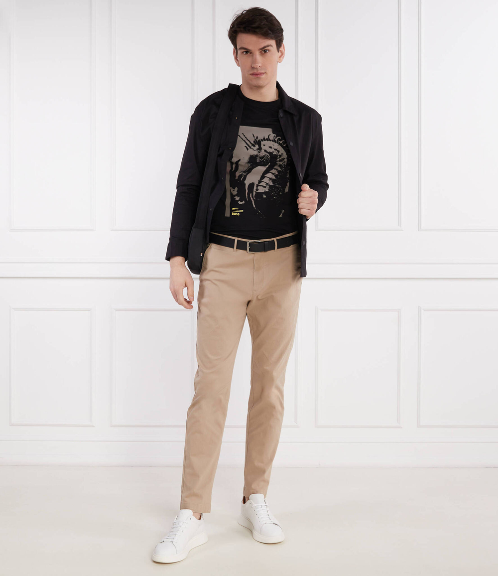 Футболка Te_Sea_horse BOSS ORANGE - черный(50515626)