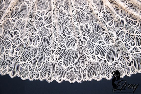 03-269 Кружево эластичное 23 см, телесный 126