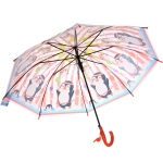 Зонт детский полуавтомат «Пингвин», 8 спиц, d-80см, длина в слож. виде 65см