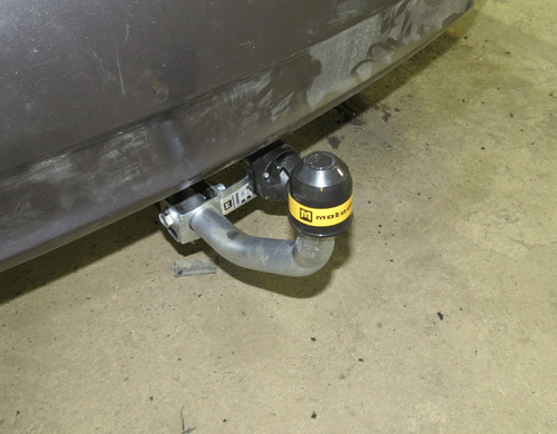 Фаркоп Motodor Hyundai Solaris 2010 - 2017, Kia Rio 2011 - 2017 (оцинк. Шар) арт.90910-A