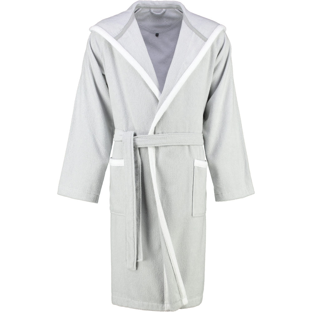 Элитный халат велюровый LC-Wing светло-серый от Vossen Австрия
