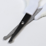 6913472 Ножницы детские, с защитным колпачком, цвет белый