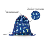 Мешок детский mysac abc friends blue